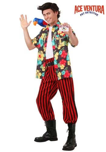 Mens Ace Ventura Costume with Wig