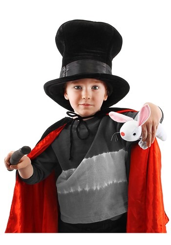 Kids Magician Plush Hat with Rabbit