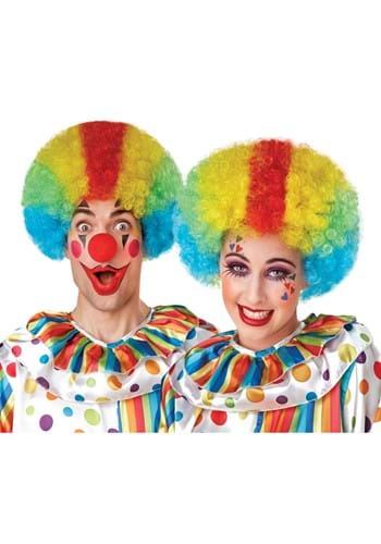 Rainbow Clown Wig