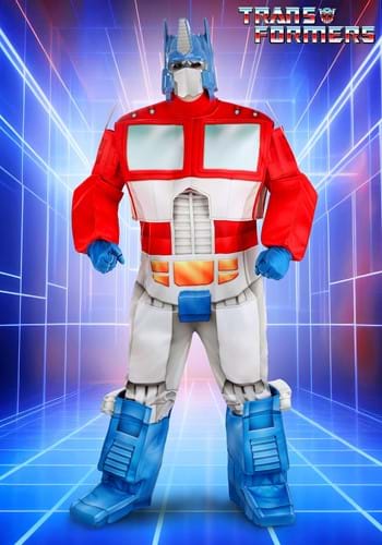 Adult Plus Size Retro Optimus Prime Costume